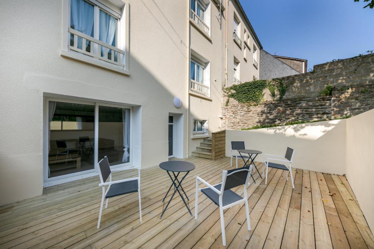 La Belle Poule : Chambre Spacieuse Avec Sdb Privative, Cuisine Et Salon Partages, Terrasse, Proche Facs Et Centre Брест Экстерьер фото